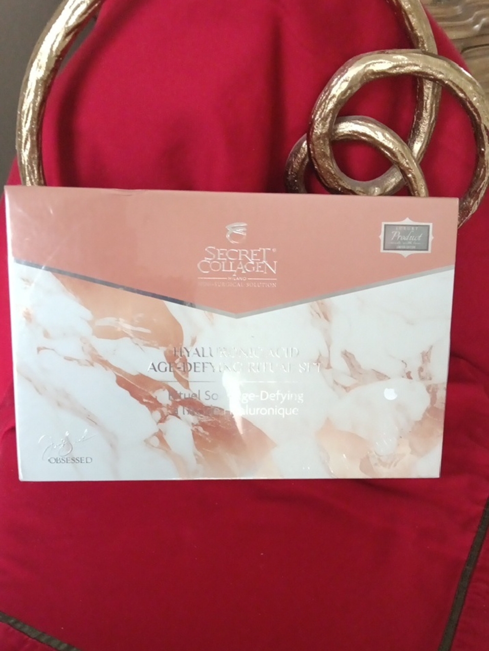 Secret Collagen Hyaluronic Acid Age-Defying Ritual - Rose Gold & White